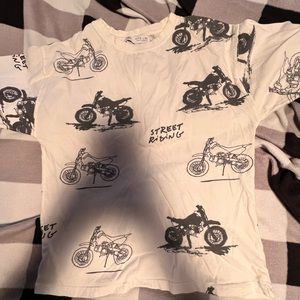 This is a motorcycle shirt from Zara